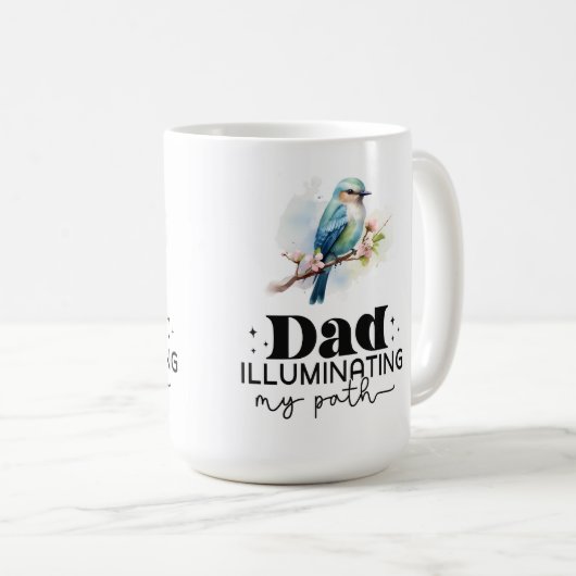 パパがマイパスマグカップを照らす コーヒーマグカップ (正面右)