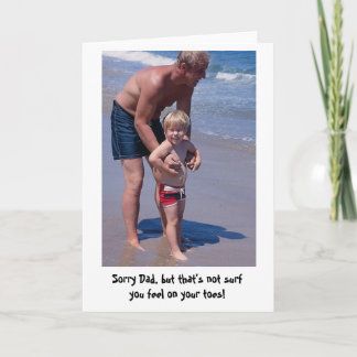 パパが付いている波のテスト カード