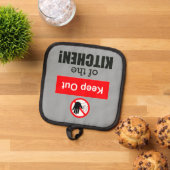 パパが保漬物を口に出おもしろいす 鍋敷き (トップダウン)