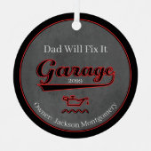 パパが修理する メタルオーナメント (正面)