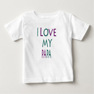 パパが大好きベイビーTシャツ ベビーTシャツ