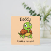 パパが大好き！ かわいい父の日カメ カード (スタンド正面)