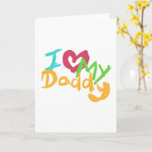パパが大好き カード (黄色い花)