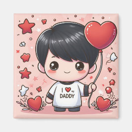 パパが大好き マグネット