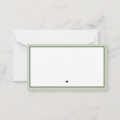 パパが好きな理由 父の日 かわいい ノートカード (裏面)