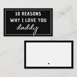 パパが好きな理由 父の日 かわいい ノートカード