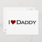 パパが好き ポストカード (正面/裏面)