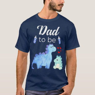 パパが少年用恐竜のベビーシャワーに Tシャツ