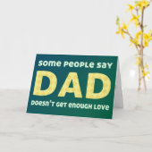 パパが恋に落ちないと言う人もいる カード (黄色い花)