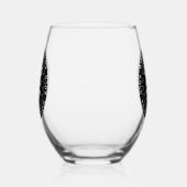 パパが愛する！ガレージバーラウンジ ステムなしワイングラス (左)