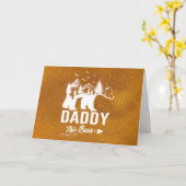 パパが折り畳んだグリーティングカード カード (黄色い花)