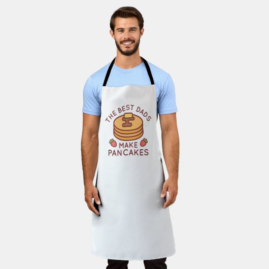 パパが最高のパンケを作る エプロン (着用した状態)