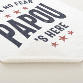 パパが来る心配はない お父さんのおじいちゃんギフト シェルパブランケット (3/4)