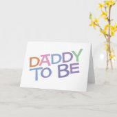 パパが来る カード (黄色い花)