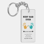 パパが父最高のの日を決して受け取らない キーホルダー (正面左)