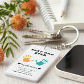 パパが父最高のの日を決して受け取らない キーホルダー (正面右)