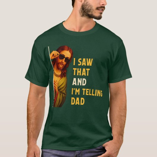 パパが直せなかったら全てダメになる一家 Tシャツ (正面)