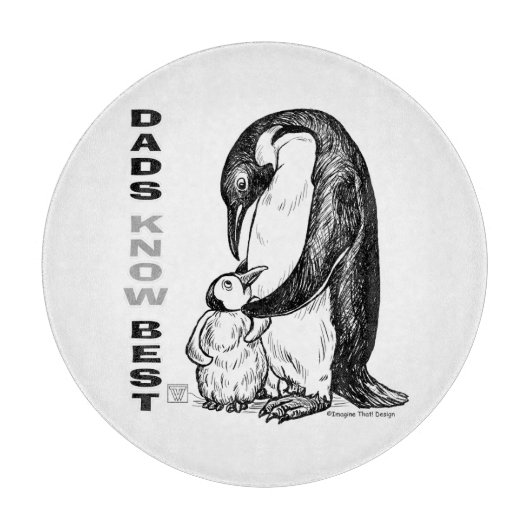 パパが知最高のっている カッティングボード (正面)