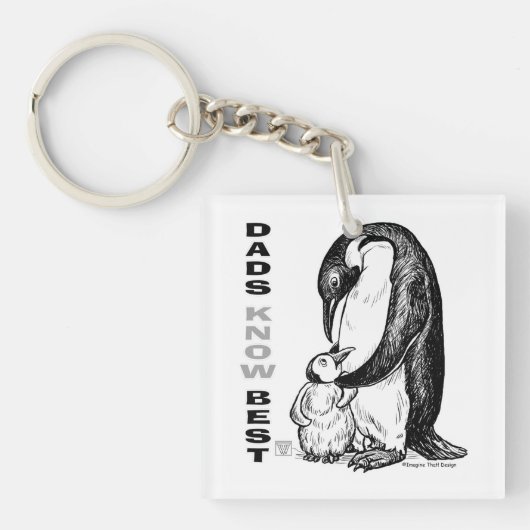 パパが知最高のっている キーホルダー (正面)