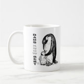 パパが知最高のっている コーヒーマグカップ (左)