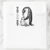 パパが知最高のっている スクエアシール (バッグ)