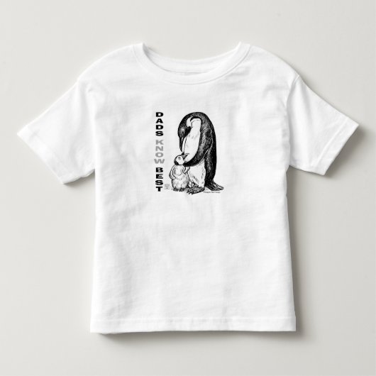 パパが知最高のっている トドラーTシャツ (正面)