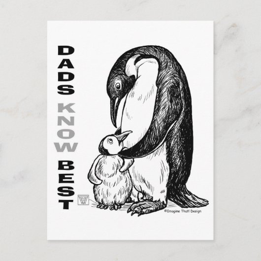 パパが知最高のっている ポストカード (正面)