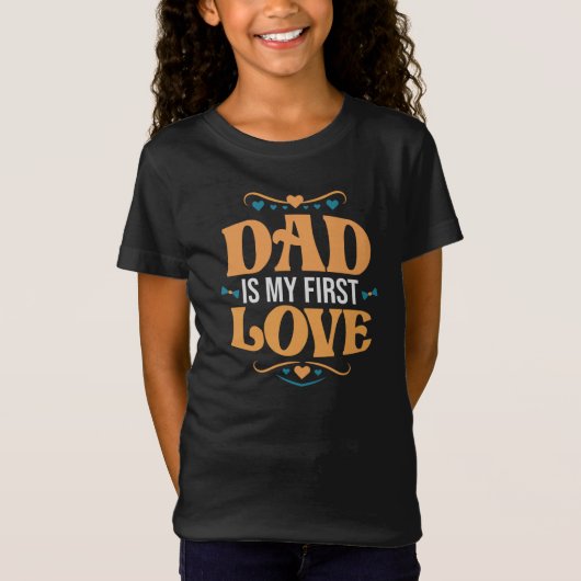 パパが私の初恋の女の子たち Tシャツ (正面)