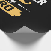 パパが私の父に私の英雄を贈る ラッピングペーパー (角)