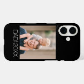 パパが設立したモダンな写真 Case-Mate iPhoneケース (裏面 (横))