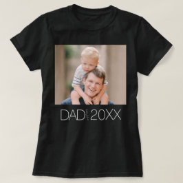 パパが設立したモダンスクリプト写真 Tシャツ