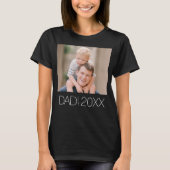 パパが設立したモダンスクリプト写真 Tシャツ (正面)