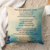 パパが詩の装飾用クッションを知る クッション (ブランケット)