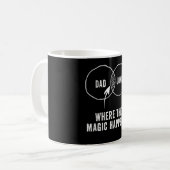 パパが起こる魔法 コーヒーマグカップ (正面左)