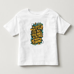 パパが「あなたは小さいバスだ」って トドラーTシャツ