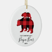 パパくまのオーナメントとして初めてのクリスマス セラミックオーナメント (右)