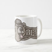 パパくまの衣服のロゴ コーヒーマグカップ (正面右)