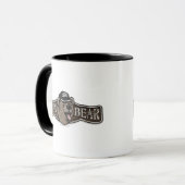 パパくまの衣服のロゴ マグカップ (正面左)