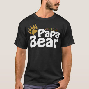 パパくま爪米国東部標準時刻2010年 Tシャツ