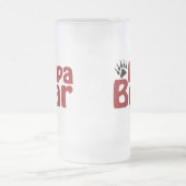 パパくま爪 フロストグラスビールジョッキ (中央)