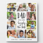 パパことわざ10フォトコラージュモダンタイポグラフィ フォトプラーク (正面)