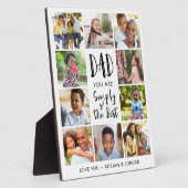 パパことわざ10フォトコラージュモダンタイポグラフィ フォトプラーク (側面)