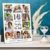 パパことわざ10フォトコラージュモダンタイポグラフィ フォトプラーク (側面)