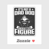 パパじゃないサンタ姿おもしろいクリスマス シール (シート)