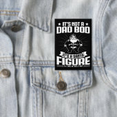 パパじゃないサンタ姿おもしろいクリスマス 缶バッジ (インサイチュ)