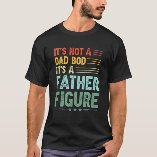 パパじゃない父親の姿だおもしろい Tシャツ (正面)