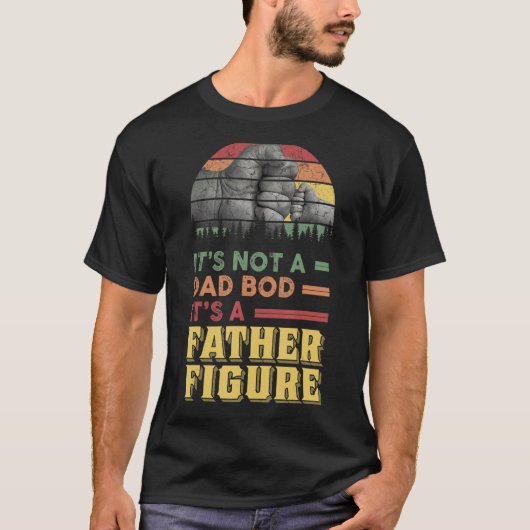パパじゃない父親の姿デザイン Tシャツ (正面)