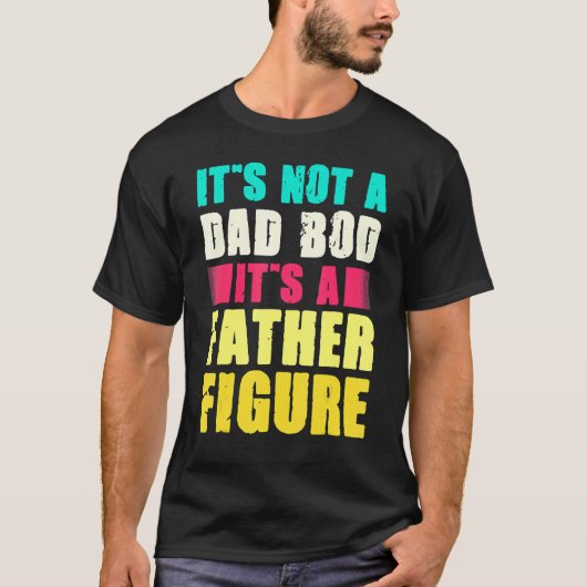 パパじゃない父親の姿レトロビン Tシャツ (正面)