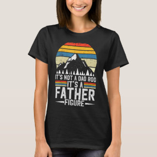 パパじゃない父親の姿レトロムーン Tシャツ