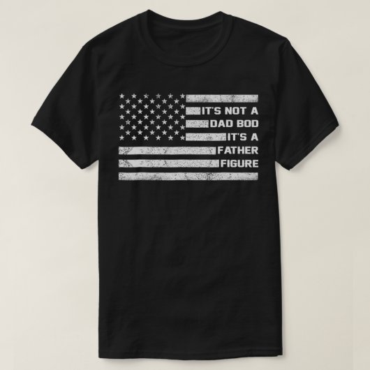 パパじゃない父親の姿American F Tシャツ (デザイン正面)